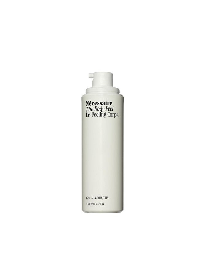 Necessaire - The Body Peel. Resurfacing Serum For Kp Ingrowns Strawberry Skin And Discoloration. 10% Aha 1% Bha 1% Pha Peeling Peptide. Dermatologisttested. Hypoallergenic. Noncomedogenic. 150Ml - Image 1
