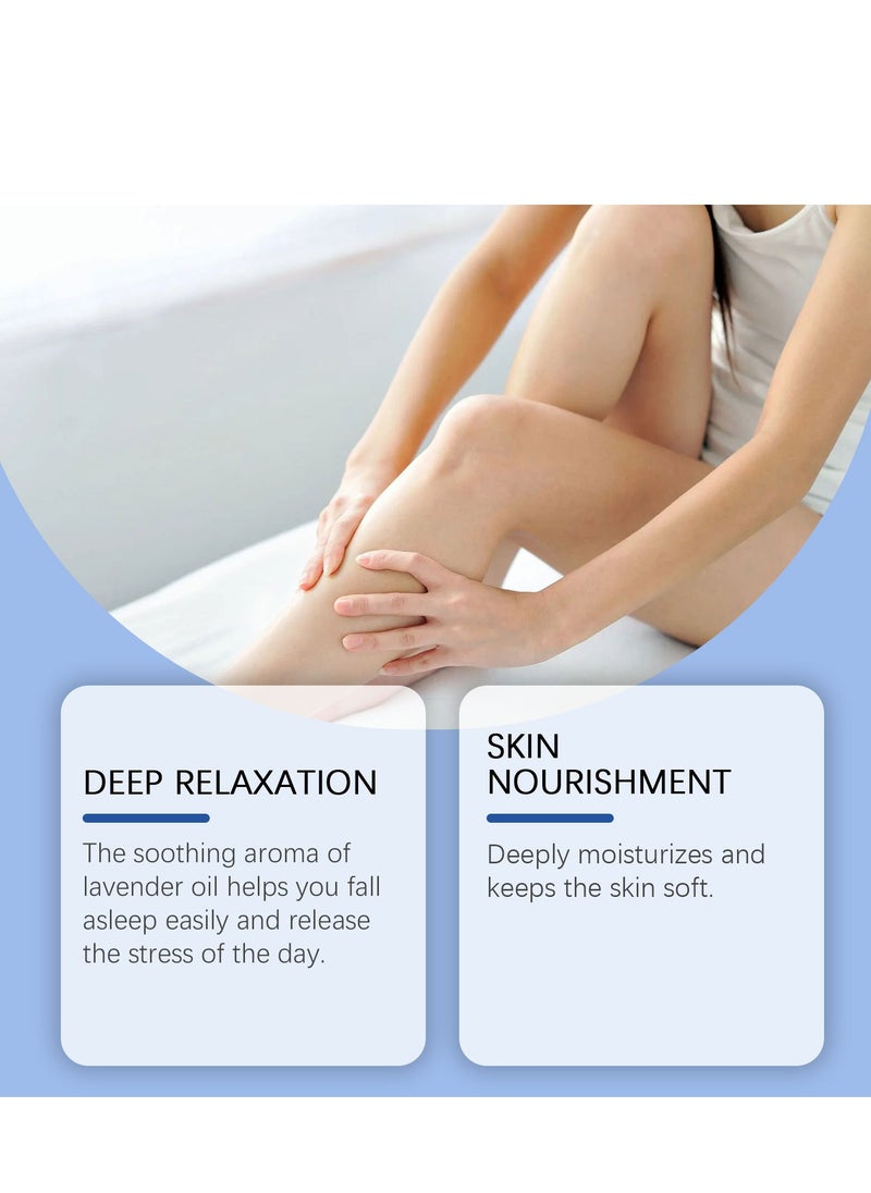 West&Month - Magnesium Butter for Sleep - 90g Organic Magnesium Cream for Restless Legs, Soothing Muscles & Relaxation, Lavender Essential Oil, Moisturizing Relief for Stress & Better Sleep - Image 1