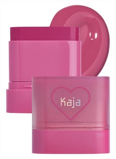 KAJA Dewy Bar - Creamy Multi-Stick Blusher & Lip Balm, Korean Cream Blush Stick for Cheeks and Lips, 45% Moisturizing Oil, Apple Extract, Vitamin-Hyaluronic Acid Infused, 01 Berry Sparkler,10g  - Image 1