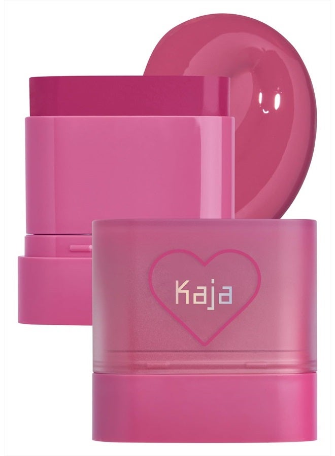 KAJA Dewy Bar - Creamy Multi-Stick Blusher & Lip Balm, Korean Cream Blush Stick for Cheeks and Lips, 45% Moisturizing Oil, Apple Extract, Vitamin-Hyaluronic Acid Infused, 01 Berry Sparkler,10g - Image 1