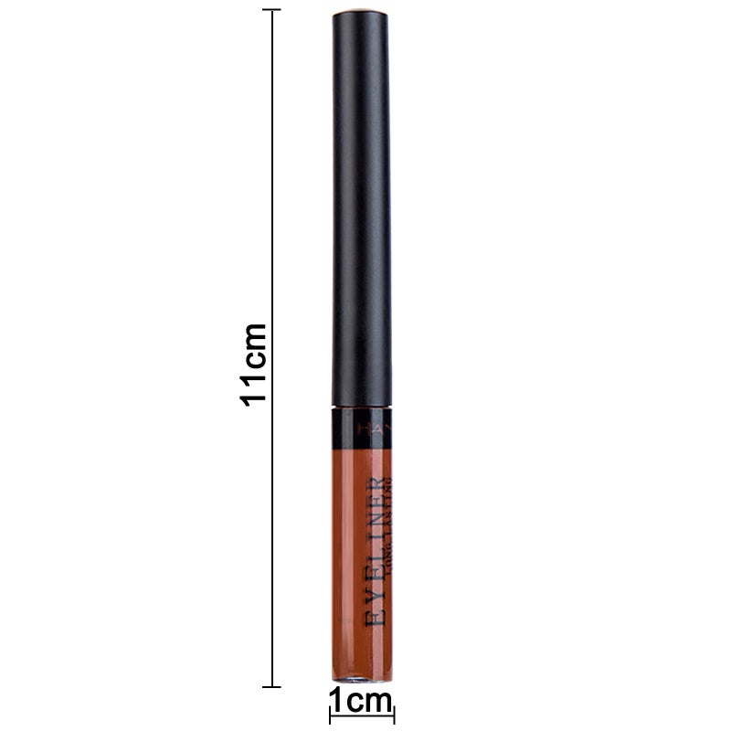 DekRion Liquid Eyeliner, Matte Colored Eyeliners, Brown Eyeliner, White Black Red Green Purple Waterproof High-pigmented Colorful Eyeliners Eye Makeup,1PC Brown - Image 2