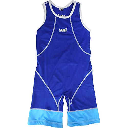 USI UNIVERSAL WRESTLING SINGLET COMFERTO WOMEN (419WW) (S, Blue) - Image 1