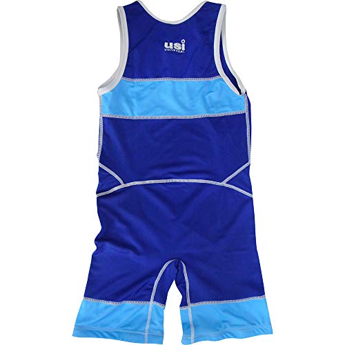 USI UNIVERSAL WRESTLING SINGLET COMFERTO WOMEN (419WW) (S, Blue) - Image 2