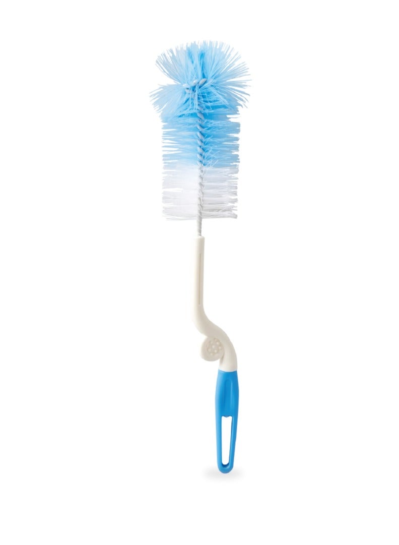 Nurtur Baby Bottle Brush, Plastic bristles for effective cleaning with Teat Brush included - Image 2