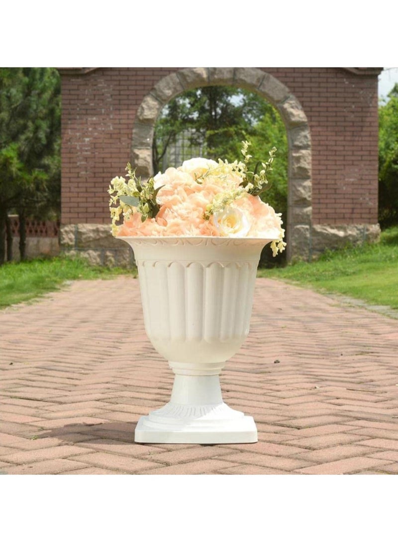 LINGWEI Plastic Plant Pots Vase Planter Pots for Garden Decor Decorative Garden Pots Plastic Plant Flower Seedlings Nursery Pot Flower Plant Container Plastic Plant - Image 1