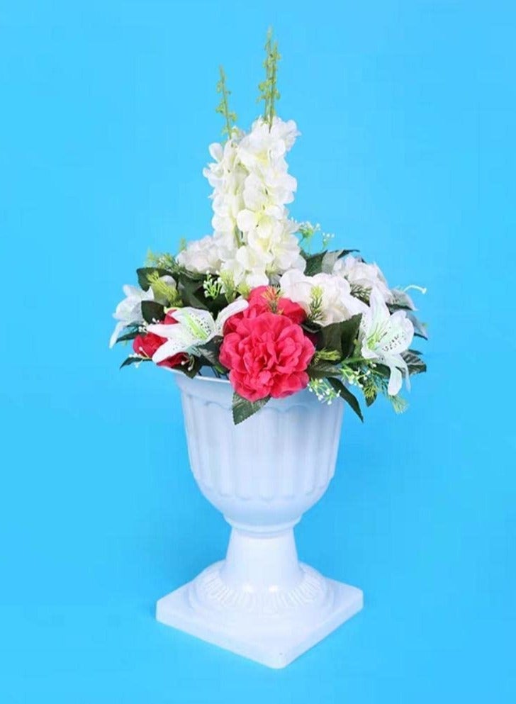 LINGWEI Plastic Plant Pots Vase Planter Pots for Garden Decor Decorative Garden Pots Plastic Plant Flower Seedlings Nursery Pot Flower Plant Container Plastic Plant - Image 2