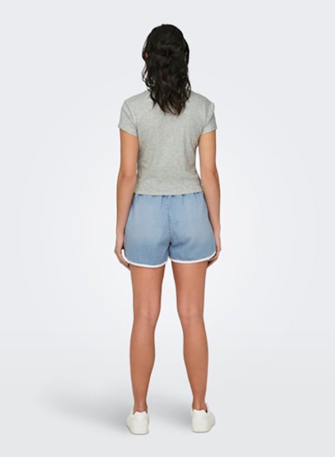 ONLY Women Short Sleeve O-Neck Short Top - Image 4