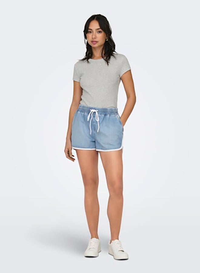 ONLY Women Short Sleeve O-Neck Short Top - Image 1