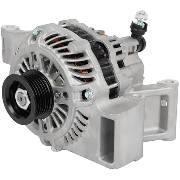 ASTOU 90 Amp LF1F18300 New Alternator Compatible with for Mazda 3 2.0L 2004-2009 for Mazda 3 2.3L 2004-2009 for Mazda 5 2.3L 2006-2007 Alternator Replacement - Image 1