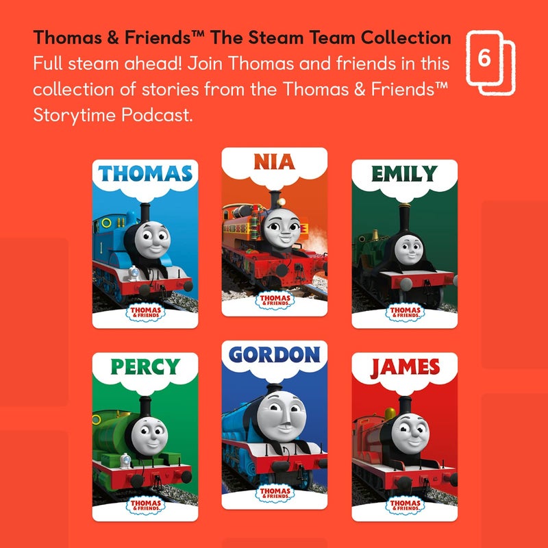 YOTO Yoto Thomas & Friends™ The Steam Team Collection – 6 Kids Audio Cards for Use with Player & Mini All-in-1 Audio Device, Screen-Free Listening with Fun Playtime, Bedtime & Travel Stories, Ages 2+ - Image 2