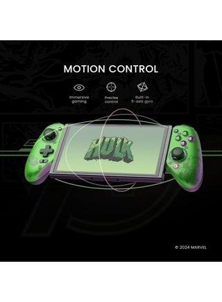 Galileo G8 Plus HULK Edition Bluetooth Mobile Game Controller for Switch & iOS & Android & Tablets, Wireless Gamepad with Hall Effect Joysticks/Hall Trigger, Play Minecraft, Genshin Impact, Call of Duty Mobile - view 5