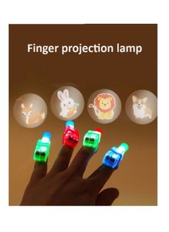 Generic 5 Pieces Cartoon Projection Light Finger Light  - Image 1
