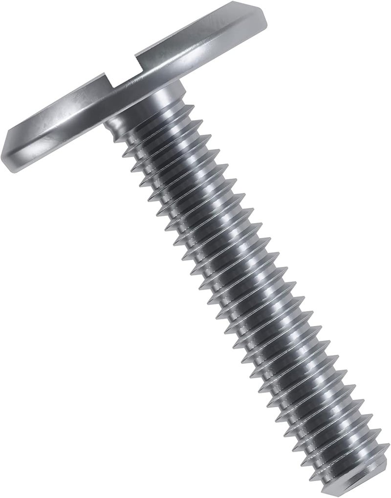 Hillman Combo Sidewalk Bolt, Hurricane Hardware, 100 Pieces, Rust-Resistant, Durable, Truss Head, (1/4" x 2") Stainless Steel (831494) - Image 1