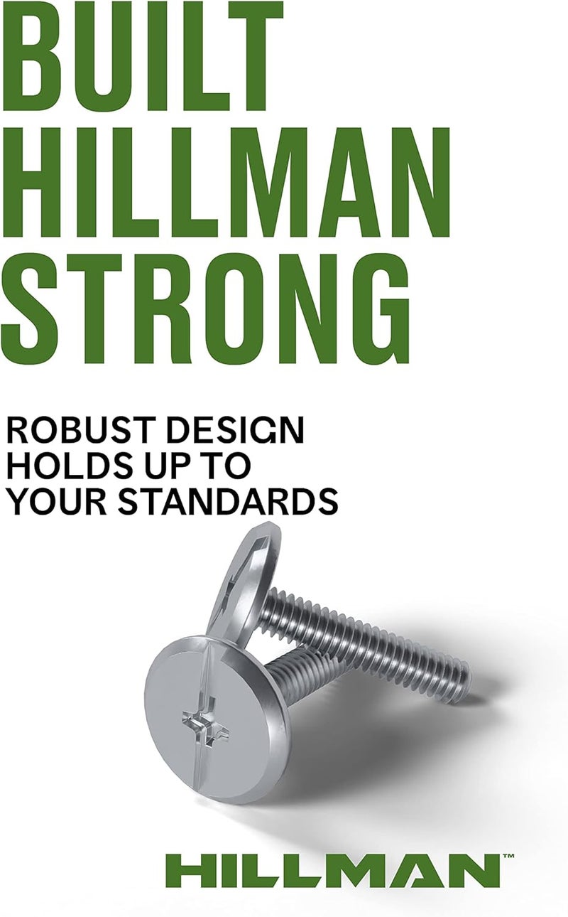 Hillman Combo Sidewalk Bolt, Hurricane Hardware, 100 Pieces, Rust-Resistant, Durable, Truss Head, (1/4" x 2") Stainless Steel (831494) - Image 2