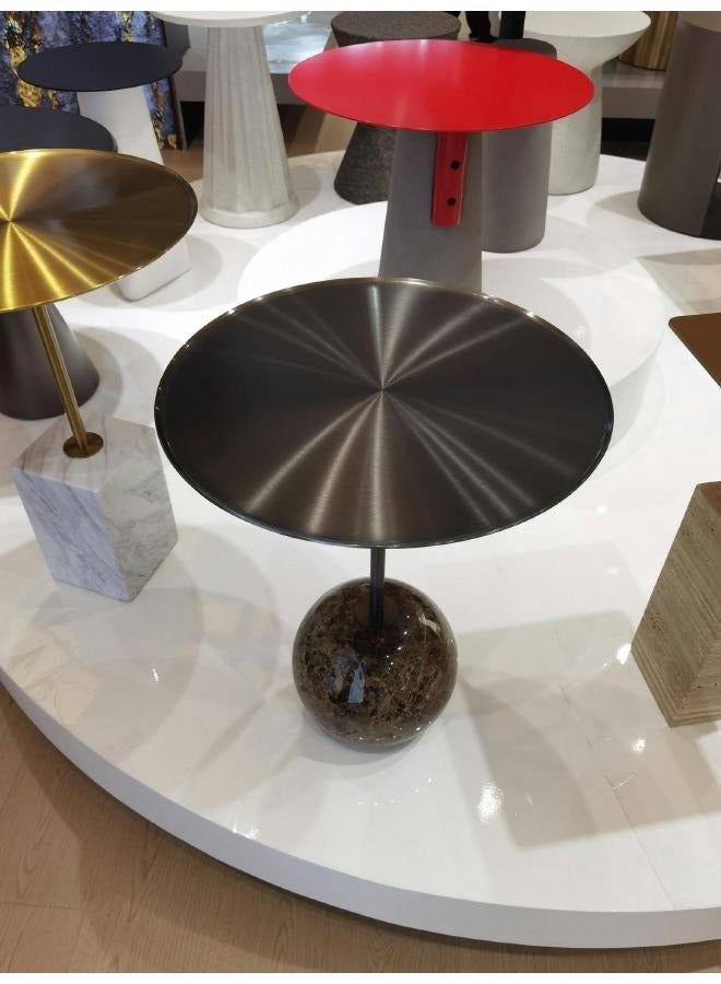 لوفت بونا، طاولة جانبية، D45XH61CMS، سطبونا، طاولة جانبية لغرفة المعيشة، D45XH61CMS، سطح أسود من التيتانيوم مع قاعدة إمبراطوري داكن -LC-083-6E/BLKح من التيتانيوم الأسود مع قاعدة إمبراطوري داكن -LC-083-6E/BLK - Image 2