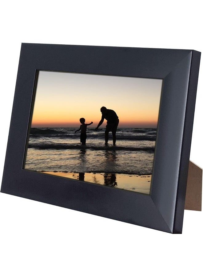 Decorhills DECORHILLS FRAMES & DECOR Photo Real Glass, PVC Vertical Horizontal Tabletop Display, Black, 4x6 Inch Pack of 6  - Image 5