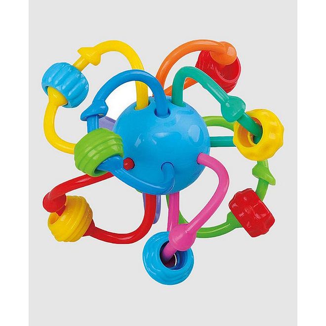 Playgo Wire Maze Ball for Babies 6M+, Fine Motor Skills Development, Vibrant Rattle, 12.75x8.99x10.26cm Lightweight - Image 2