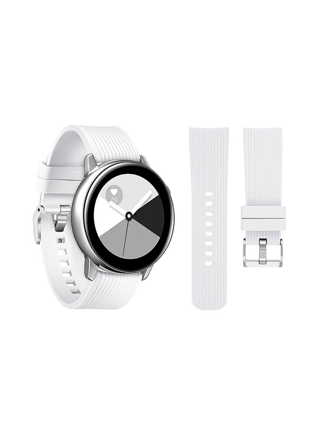 Perfii Replacement Band For Samsung Galaxy Active/Active2 White - Image 1