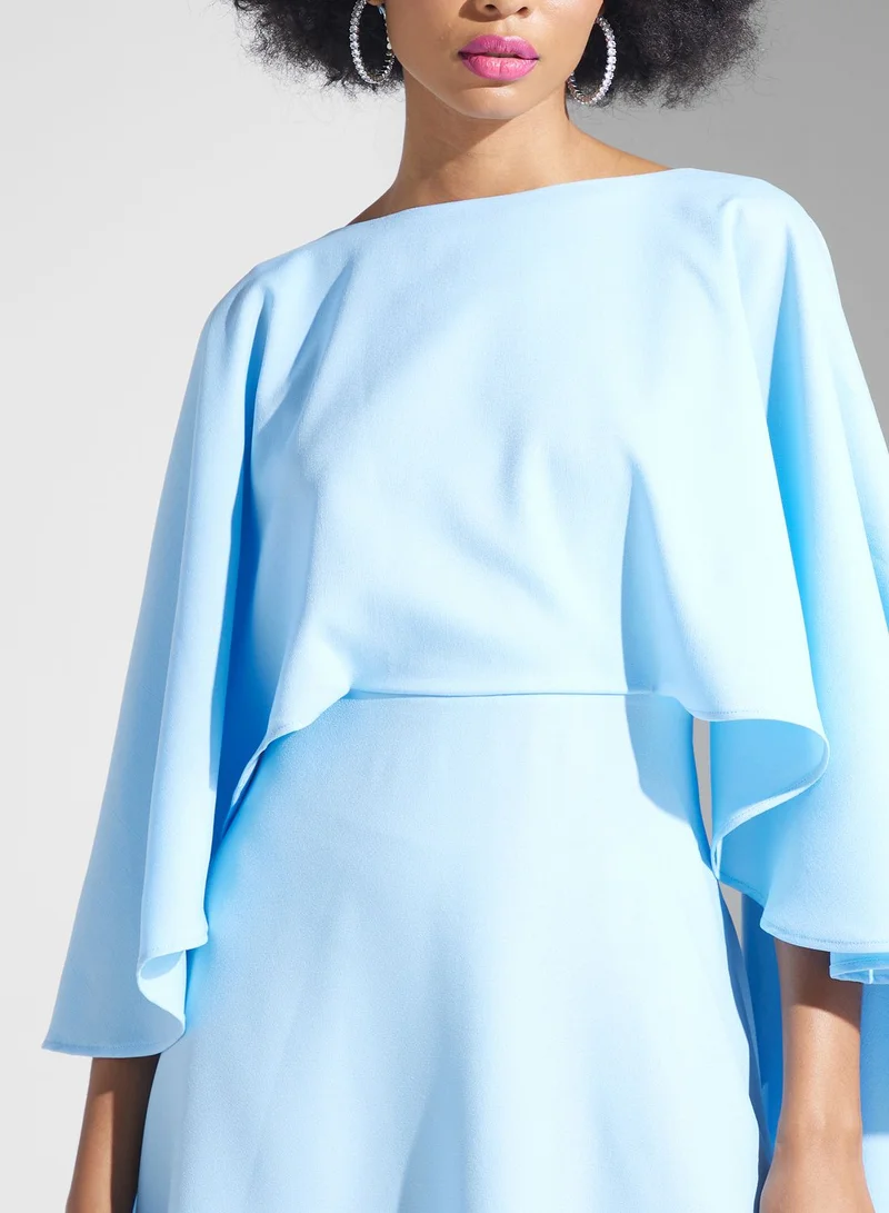 CHASE Cape Sleeve Pleated Kaftan