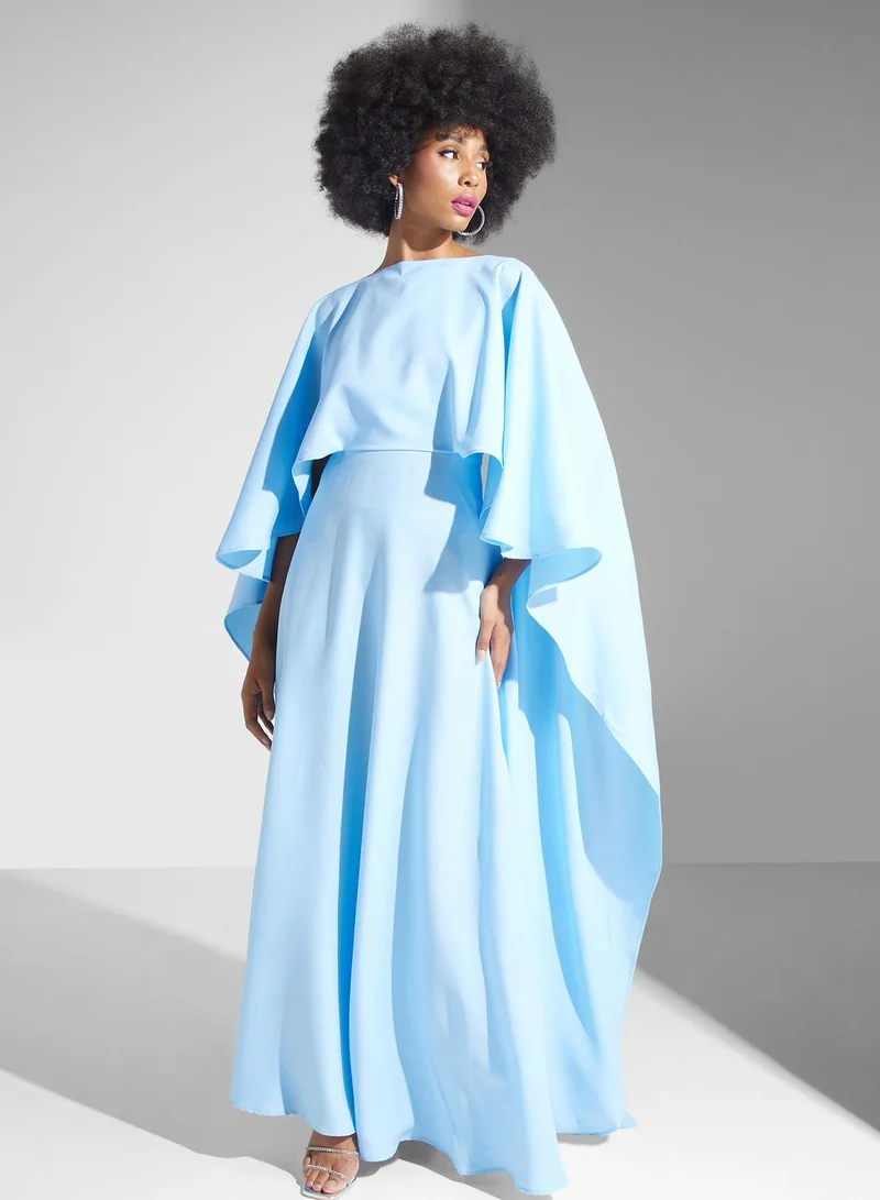 CHASE Cape Sleeve Pleated Kaftan