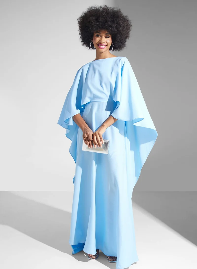 CHASE Cape Sleeve Pleated Kaftan