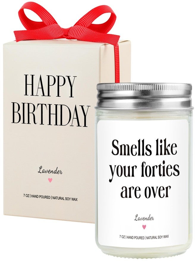 PHD CAKE 50th Birthday Gifts for Girls Boys, Birthday Candles, Natural Soy Wax Lavender Handmade, 7oz - Image 1