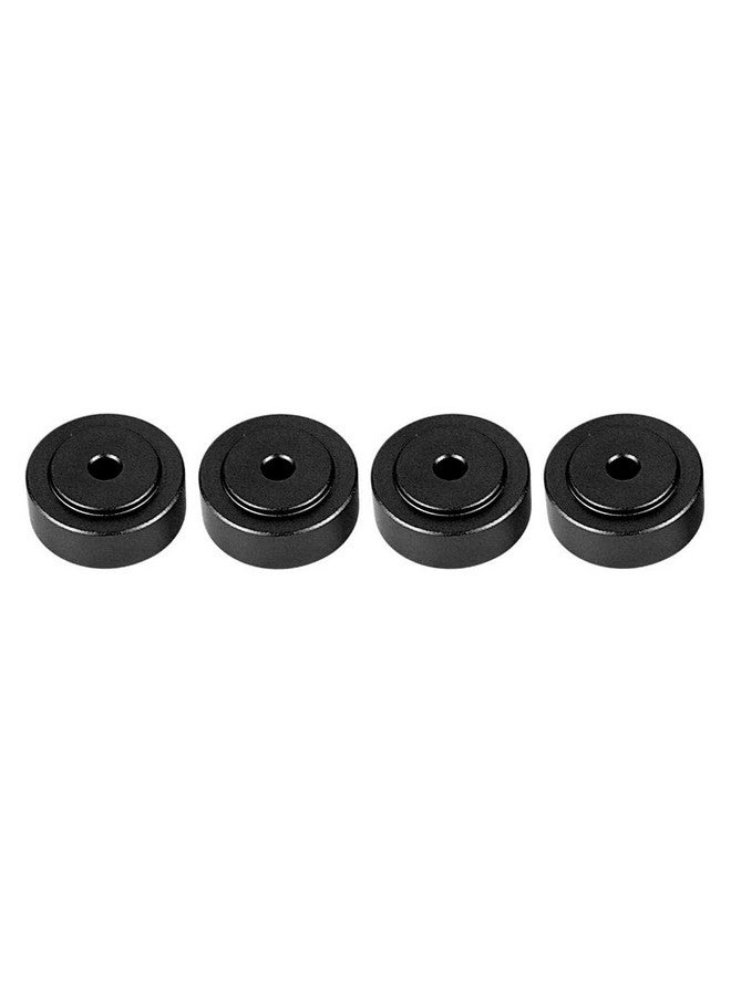 Wendry Aluminum Alloy Anti Vibration Amplifier Feet 4Pcs Speakers Stand Feet Shock Absorber Amplifier Pads Feet (208Mm)(Black) - Image 1
