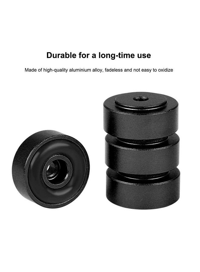 Wendry Aluminum Alloy Anti Vibration Amplifier Feet 4Pcs Speakers Stand Feet Shock Absorber Amplifier Pads Feet (208Mm)(Black) - Image 3