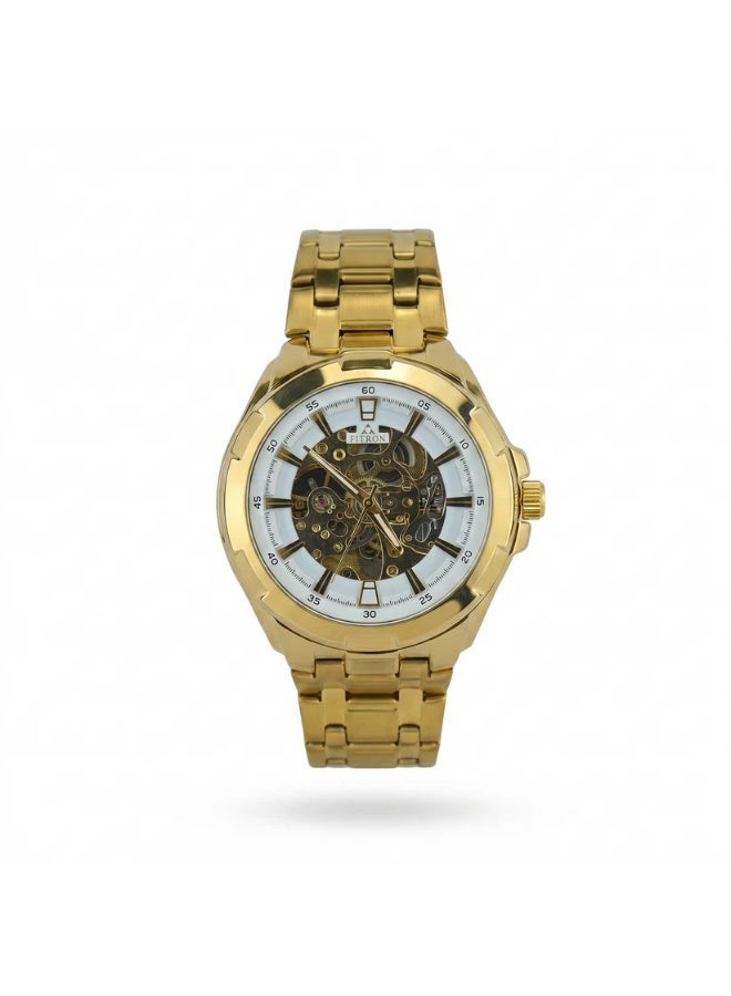 FITRON BIG FACE BULKY 117177M WHITE DIAL - MEN'S AUTOMATIC - Image 1