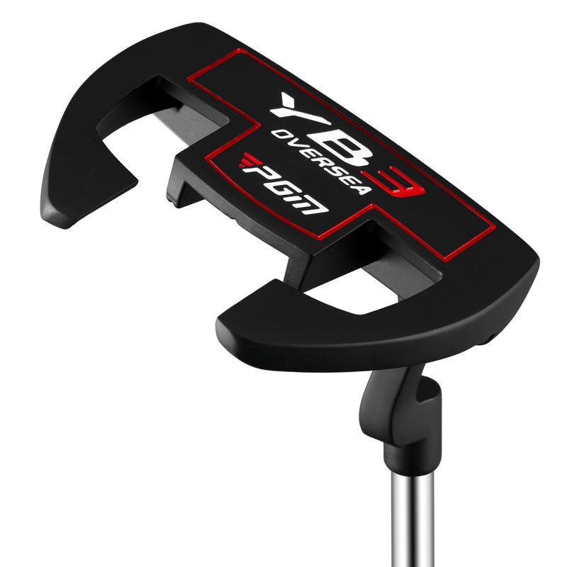 PGM Golf Putter for Men and Women Right Handed - Anti-Twist Mallet Design with Alignment Guide & Stepped Shaft - Low Center of Gravity for Smooth, Accurate Putts - 34 inch - Image 2