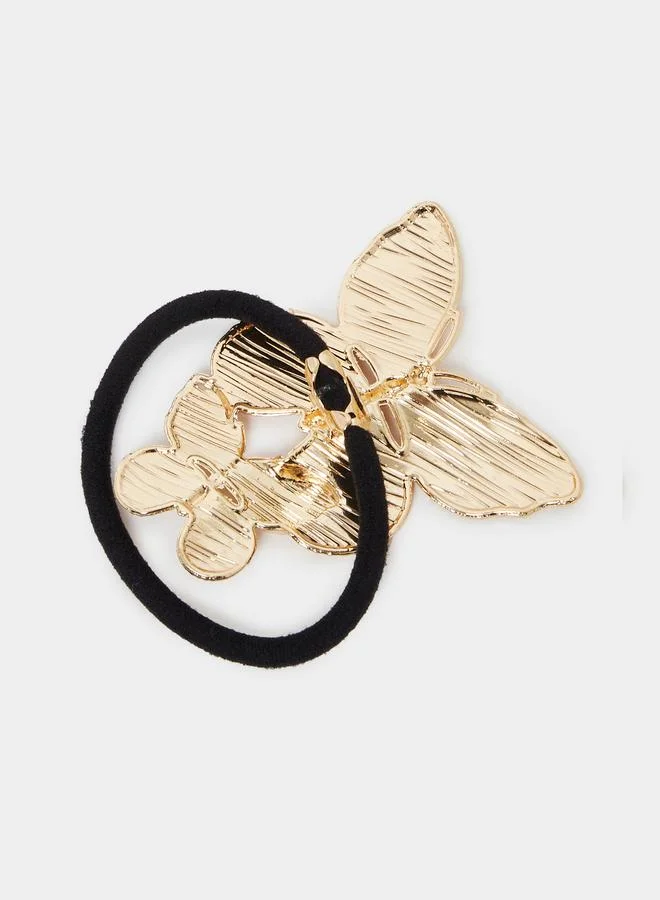 Styli Gold Butterfly Hair Tie