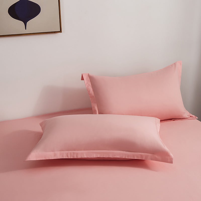 Solid Color Cotton Pillowcase Cotton Pillowcase Pair Pack 48*74 Envelope Pillowcase Single Pillowcase Household Pillowcase - Image 1