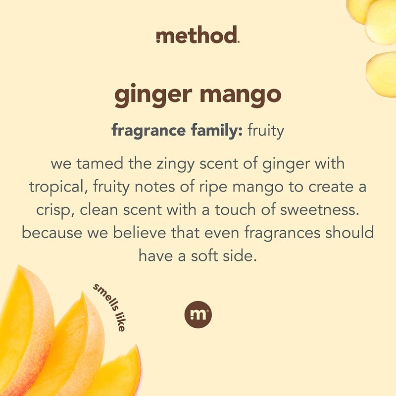 Method Fabric Softener; Ginger Mango; 53.5 Ounces; 45 Loads; 1 pack; Packaging May Vary - Image 2