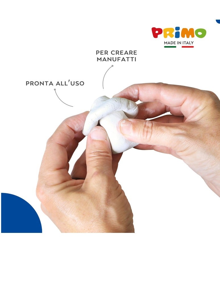 Primo Air Dry Clay, White, 0.6 lb., Non-Toxic, for Little Artists - Image 3