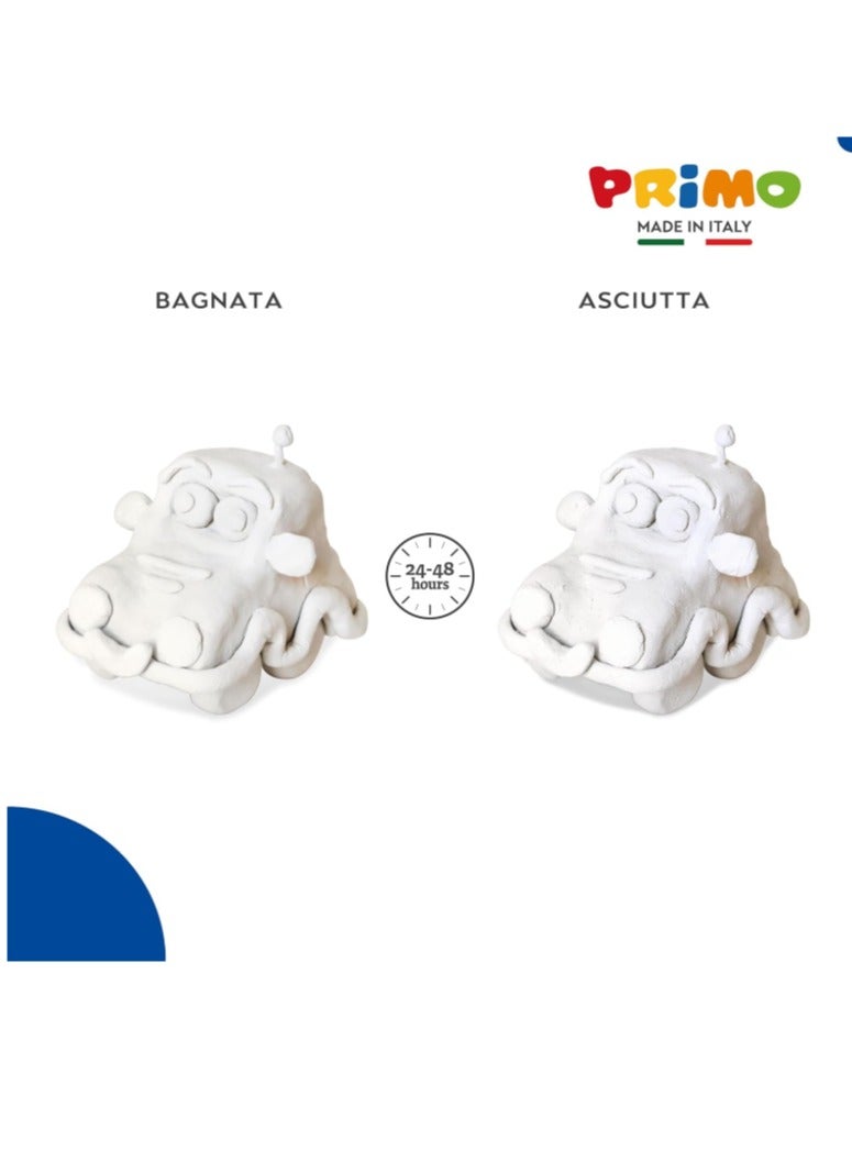 Primo Air Dry Clay, White, 0.6 lb., Non-Toxic, for Little Artists - Image 4