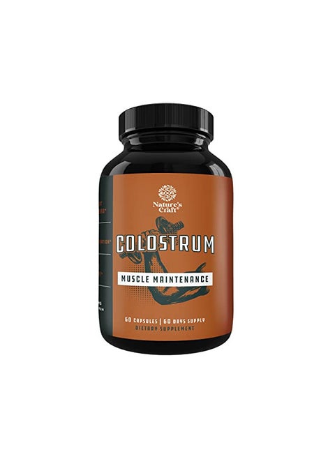 Bovine Colostrum Capsules with Immunoglobulin G - Colostrum Supplement and Muscle Builder for Gut Health Joint Support Immune Boost Bone Strength and Brain Support Probiotic Supplement