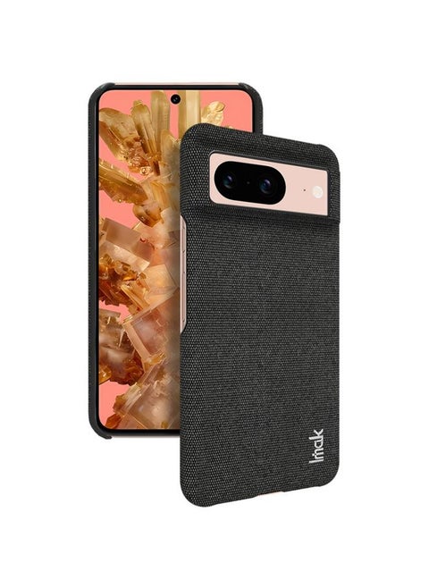 Case Cover For Google Pixel 8 imak Ruiyi Series Cloth Texture PU + PC Phone Case(Black)