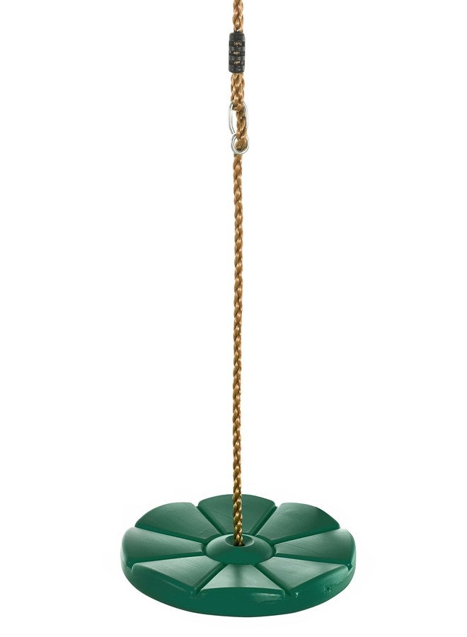 Swingan Cool Disc Swing with Adjustable Rope, Mint Green - Image 1