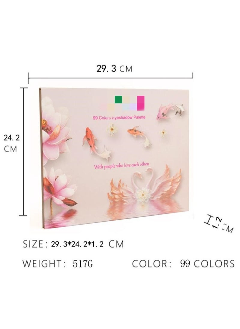 MissTiara 99 Colors Professional Long Lasting Eye Shadow Pallets  - Image 5
