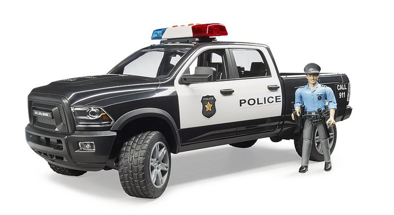 Bruder 02505 Ram 2500 Police Pickup with Police Officer - Image 2