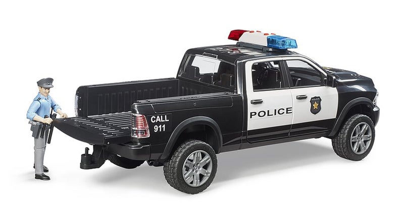 Bruder 02505 Ram 2500 Police Pickup with Police Officer - Image 5