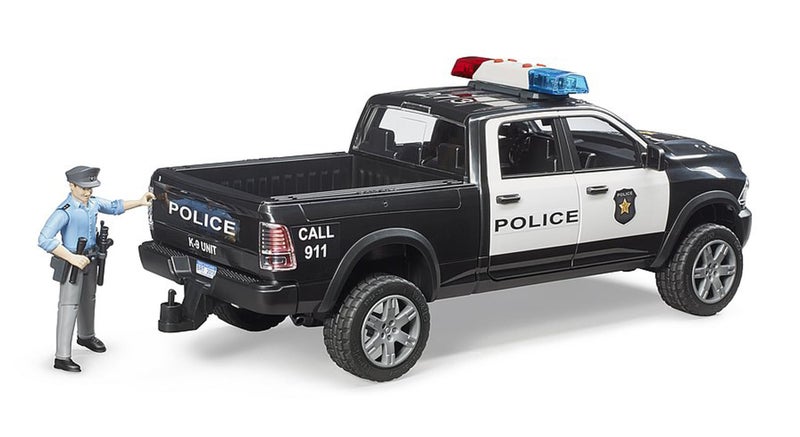 Bruder 02505 Ram 2500 Police Pickup with Police Officer - Image 4