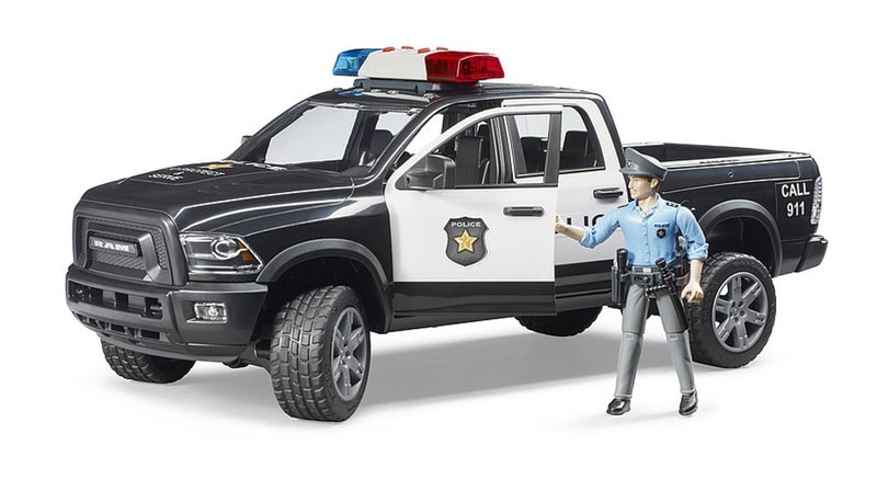 Bruder 02505 Ram 2500 Police Pickup with Police Officer - Image 3