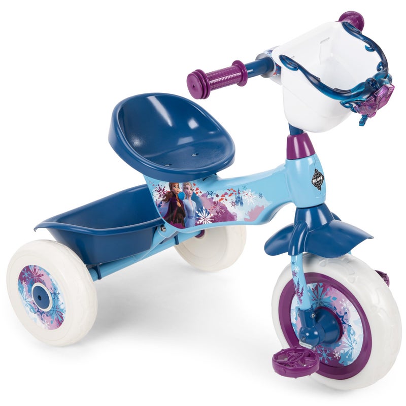 Huffy Disney Frozen 2 Girl's Trike, Ideal for Ages 3+, Anna, Elsa, and Olaf, Storage Bins for Snacks or Toys, Sturdy and Durable, Safe for Toddlers - Image 1