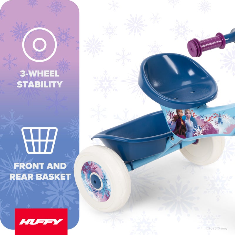 Huffy Disney Frozen 2 Girl's Trike, Ideal for Ages 3+, Anna, Elsa, and Olaf, Storage Bins for Snacks or Toys, Sturdy and Durable, Safe for Toddlers - Image 3