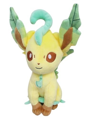 Sanei PP123 Pokemon All Star Collection Leafeon Plush - Image 1
