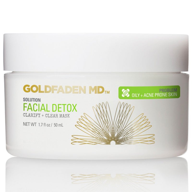 GOLDFADEN MD Facial Detox Mask Clarifying Face Mask w/Zinc Oxide, Sulfur, Salicylic Acid & Grapefruit Purifying Deep Clean Minimizes the Appearance of Redness, Blackheads & Pores 1.7 ï¬‚ oz - Image 1