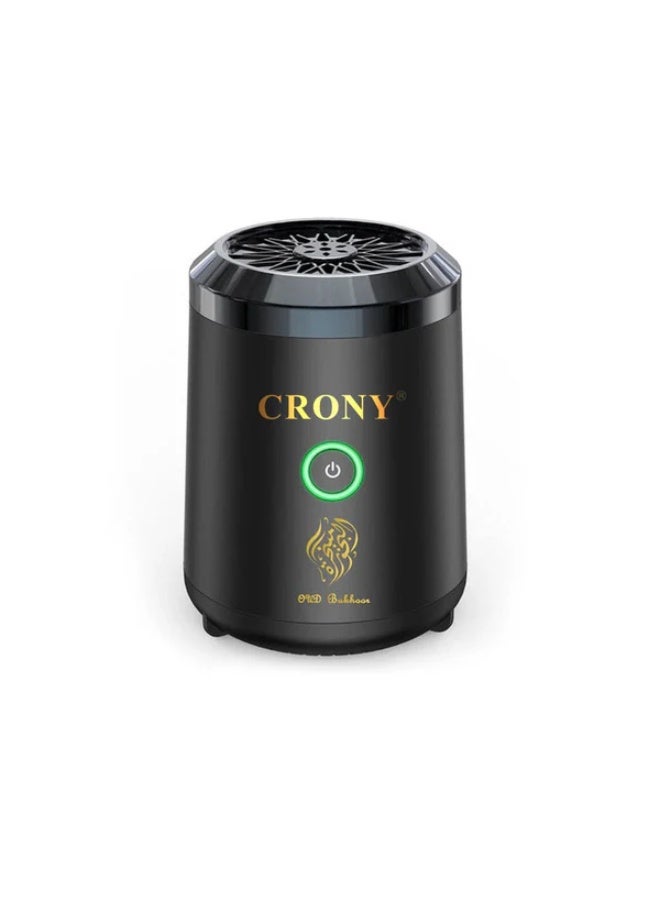 كروني مبخرة كهربائية محمولة كروني Bk-18، موزع بخور قابل لإعادة الشحن للسيارة/المنزل مع حجرة تسخين سيراميك وإيقاف تلقائي - Image 1