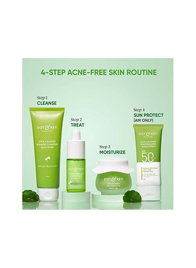 Dot & Key 10% Niacinamide Cica Face Serum, Reduces Acne & Dark Spot, Excess Oil | For Oily, Acne Prone & Sensitive Skin | 20ml - Image 3