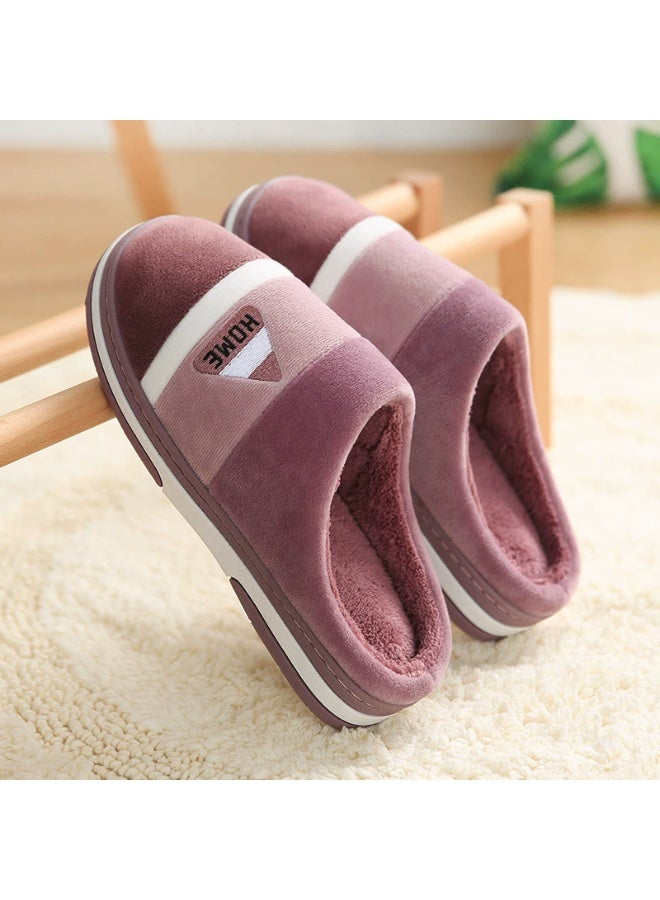 Cotton slippers - perfect for home use, providing warmth, slip resistance and thick soles.